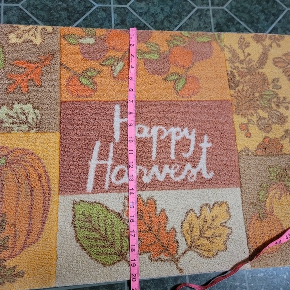 Happy Harvest Autumn Doormat Orange - Picture 4 of 8
